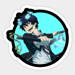 rin okumura blue exorcist Sticker